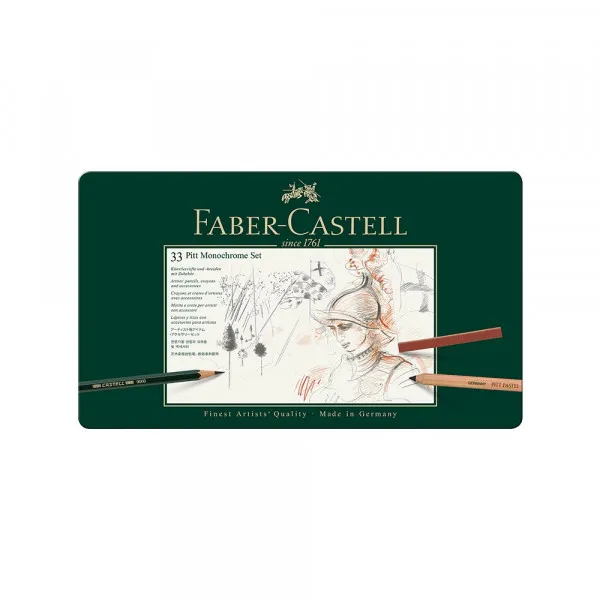 Faber Castell Pitt Monochrome set za crtanje 1/33 112977 Slika 1