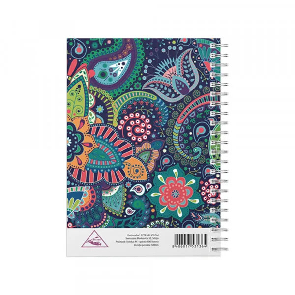 Helios Sveska A5 Mandala spirala sk 100l (HL) Slika 3
