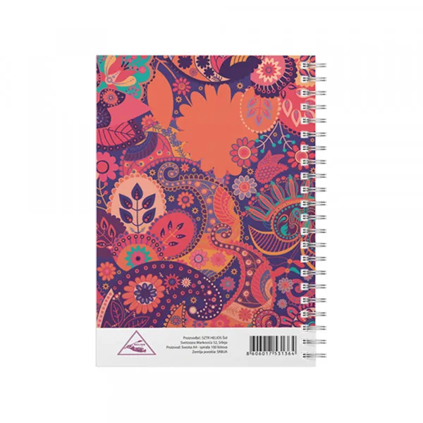 Helios Sveska A5 Mandala spirala sk 100l (HL) Slika 4