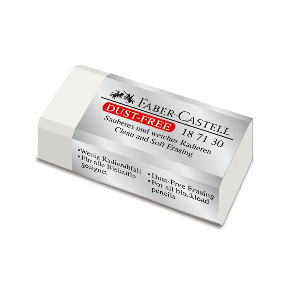 Gumica Faber Castell dust free bela (1/30) 187130- Slika 1