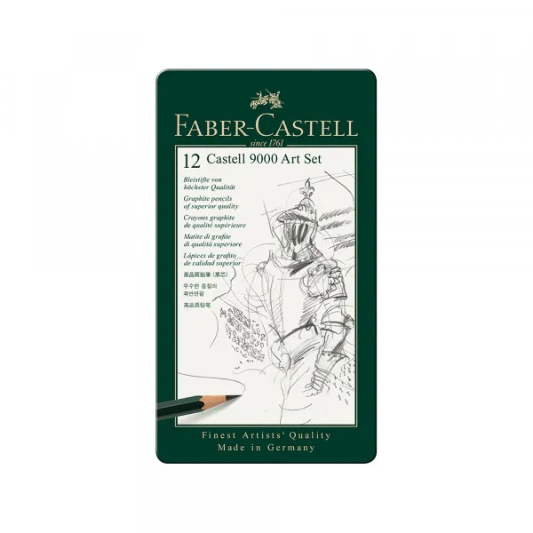 Grafitna olovka Faber Castell 9000 set 1/12 119065 Slika 1