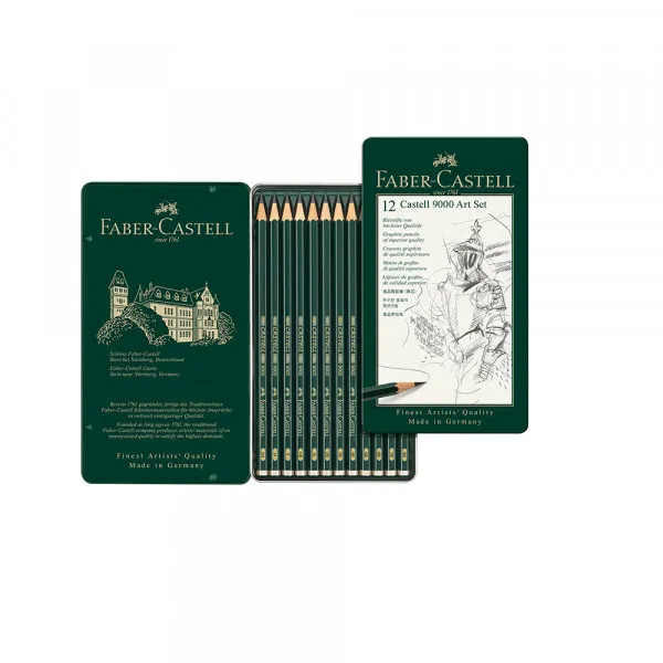 Grafitna olovka Faber Castell 9000 set 1/12 119065 Slika 2