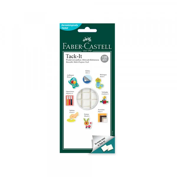 Kreativna traka Faber Castell bela 75gr 1/120 187093