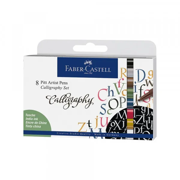 Pitt art set za kaligrafiju Faber Castell 1/8 167508- Slika 1