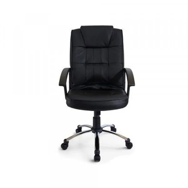 Antares Radna fotelja LGA68 CR crna eko koža Slika 1