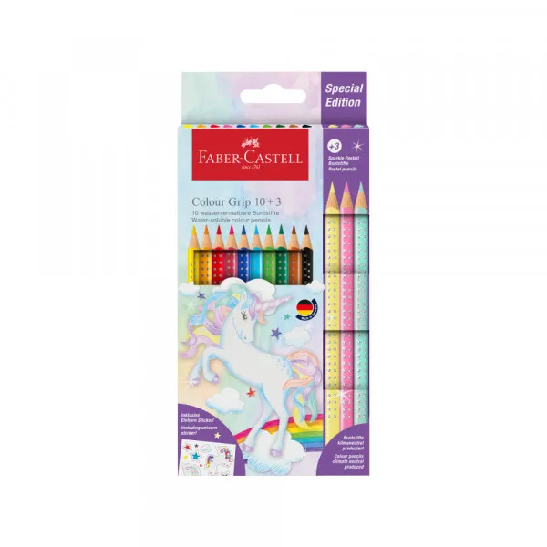 Drvene bojice Faber Castell GRIP 1/10 Unicorn+3 Sparkle 2015420 Slika 1