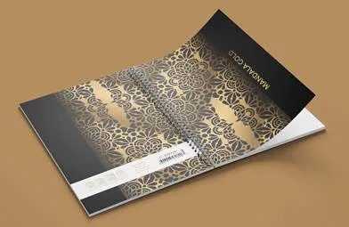Helios Sveska A5 Mandala gold spirala sk 100l (HL) Slika 5
