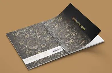 Helios Sveska A4 Mandala gold spirala dikto 100l (HL) Slika 3