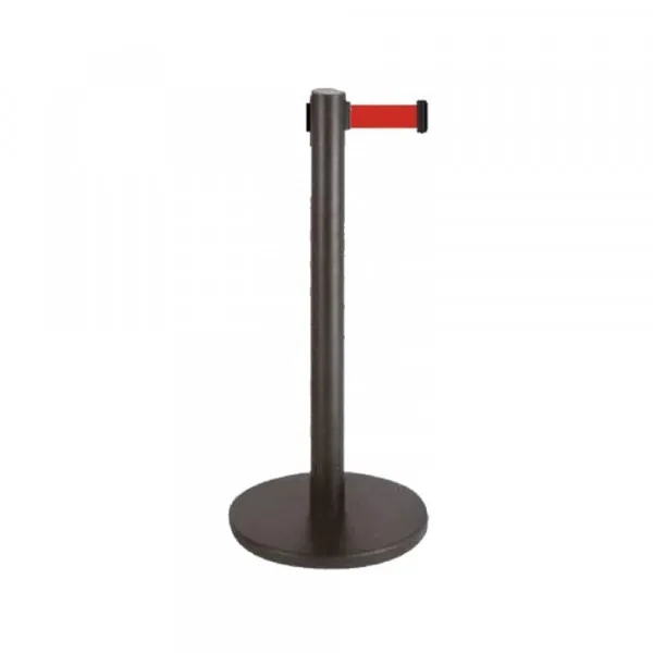 Ari Metal Stub barijera AM 7570 crni, 90cm sa trakom 2,5m Slika 1