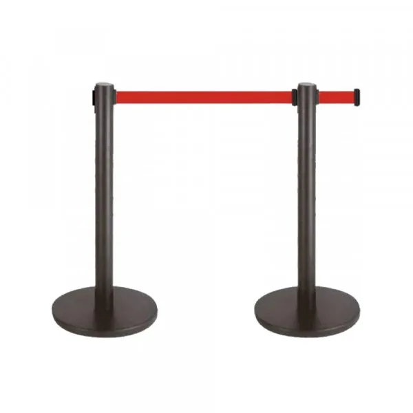 Ari Metal Stub barijera AM 7570 crni, 90cm sa trakom 2,5m Slika 2
