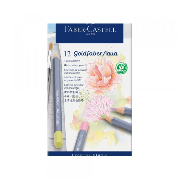 Drvene bojice Faber Castell goldfaber Aqua PASTEL 1/12 114622 Slika 1