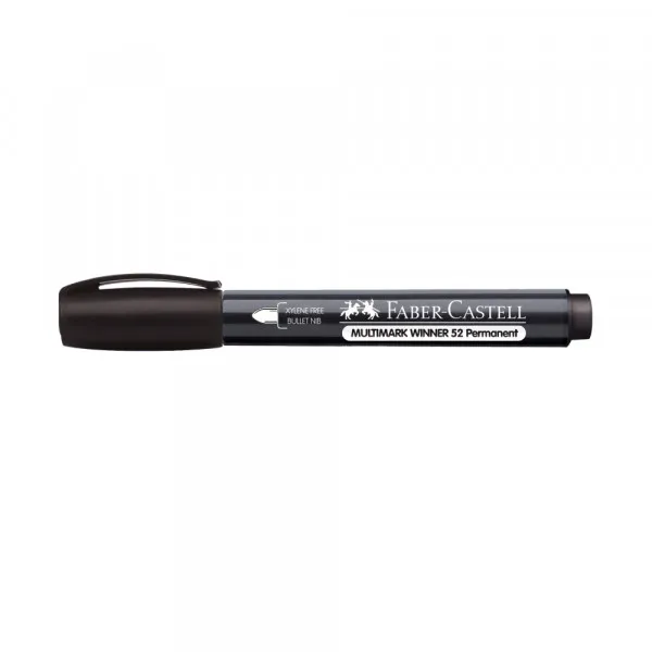 Permanent Marker Faber Castell Winner crni obli 453397- Slika 1