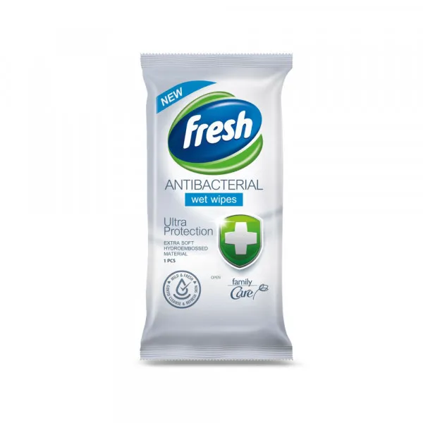 Hemija Vlažne maramice Fresh Antibacterial u kesici 1/1 Slika 1