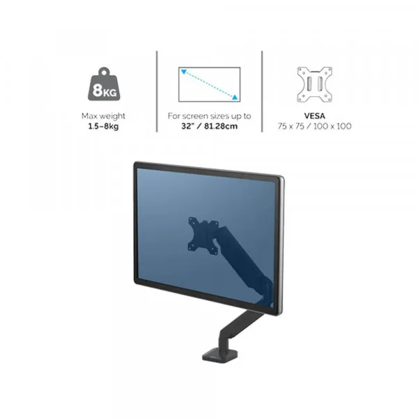 Nosač Monitora Fellowes Platinum Series Single crna 8043301 Slika 4