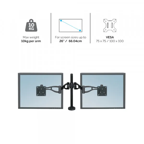 Nosač Monitora Fellowes Profesional Series Dual 8041701 Slika 3