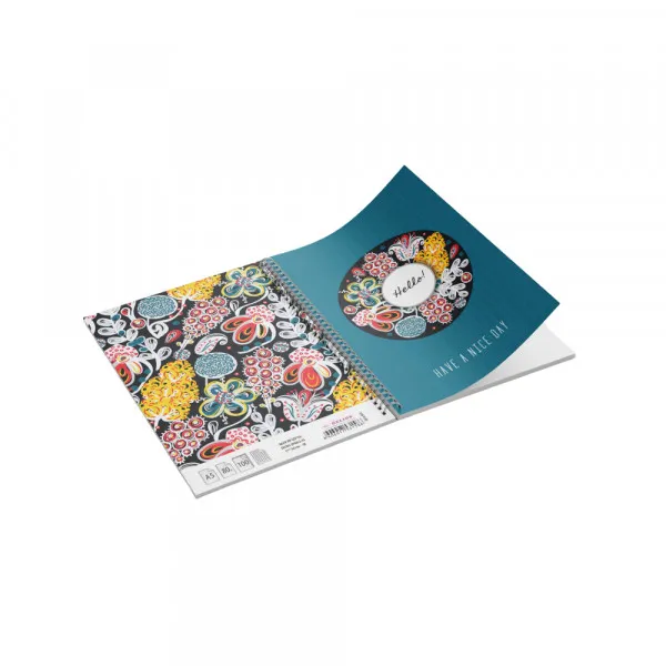 Helios Sveska A4 Mandala Hello spirala sk 100l (HL) Slika 2