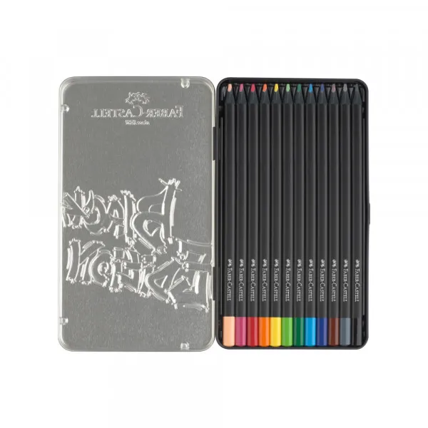 Drvene bojice Faber Castell Black Edition 1/12 116413 met. kutija Slika 3