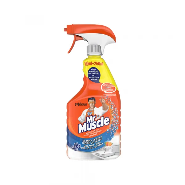 Hemija Mr.Muscle Bathroom Toilet - za kupatilo Mandarin 750ml Slika 1