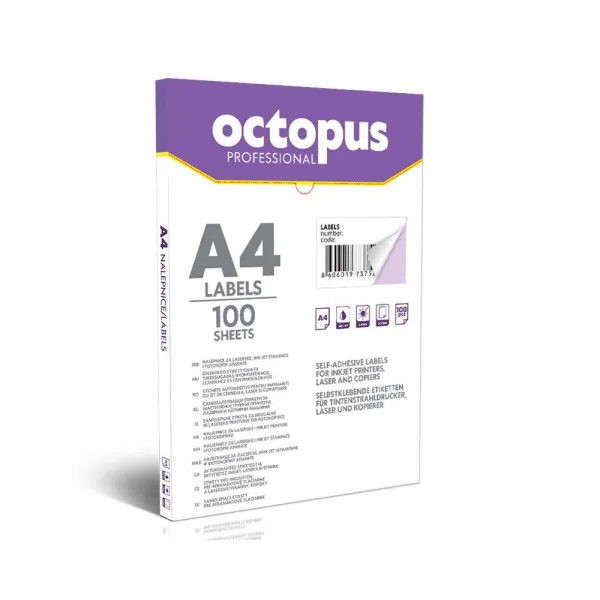 Nalepnice Octopus A4/1 210x297 1/500 UNL-2507 Slika 1