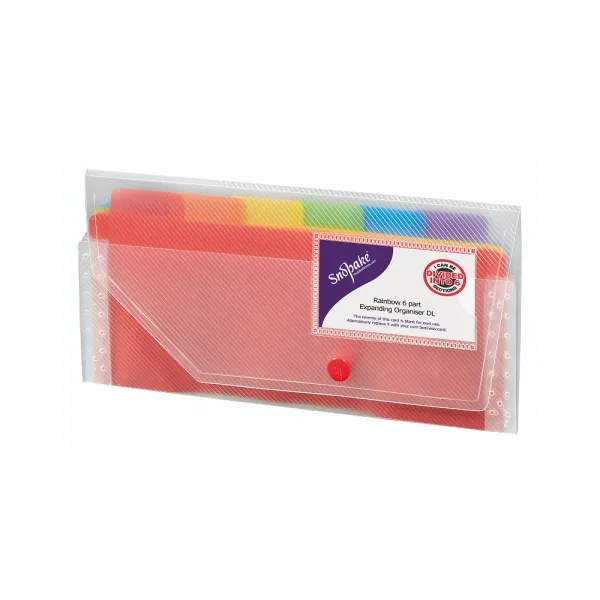 Fascikla B6 sa 6 pregrada Snopake Rainbow Slika 1