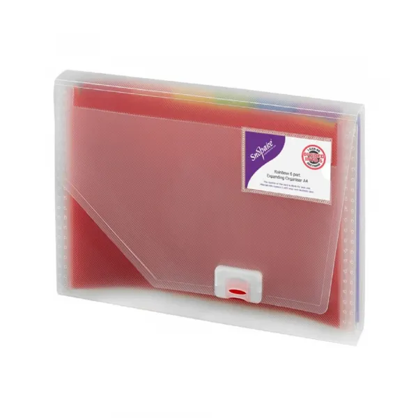 Fascikla A4 sa 6 pregrada Snopake Rainbow Slika 1