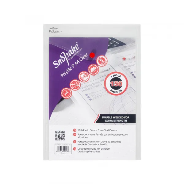 Fascikla pismo (uspravna) A4 Snopake Superline Clear Slika 1