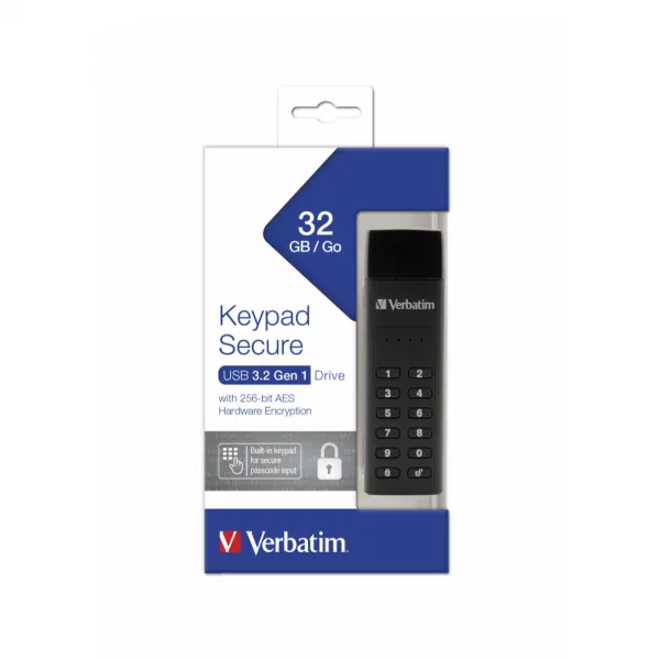 Flash Verbatim Keypad Secure USB 3.0 32GB Slika 1
