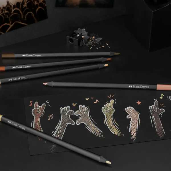 Drvene bojice Faber Castell Black Edition 1/12 116414 SKIN TONE Slika 2