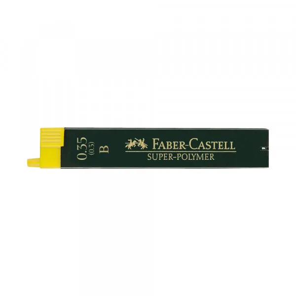 Mine za tehničku olovku Faber Castell 0,35 B 120301 Slika 1