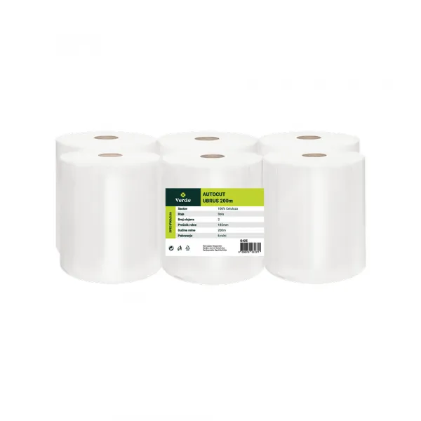 Verde papir Autocut ubrus VERDE 200m 6/1 Slika 1