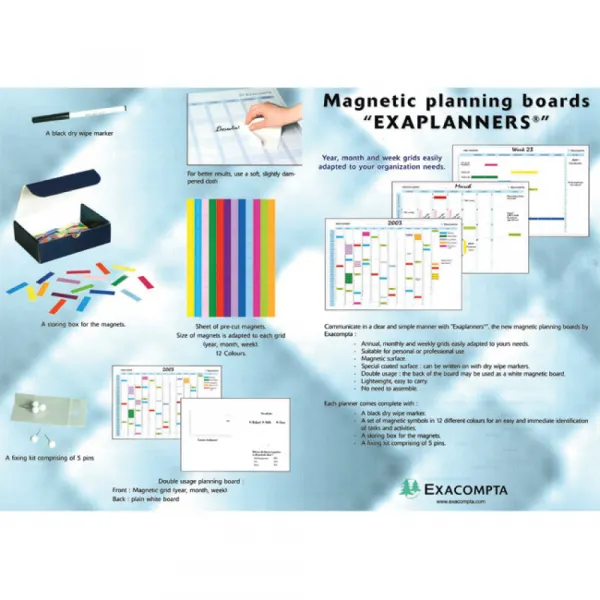 Nedeljna planer tabla 59x90 cm Exacompta 58153 Slika 2