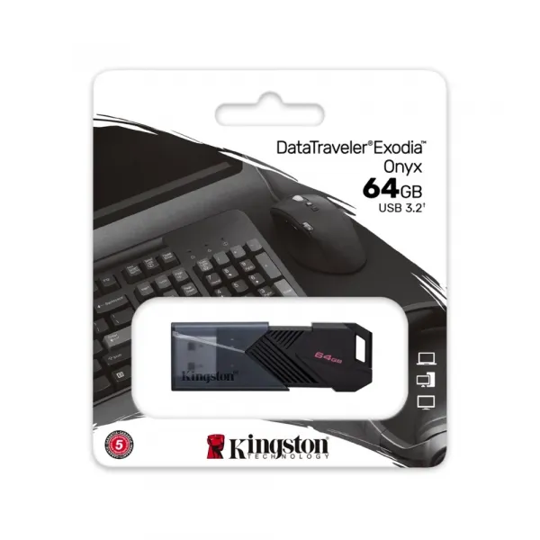 Flash USB 64GB Kingston 3.2 Exodia Onyx Slika 1