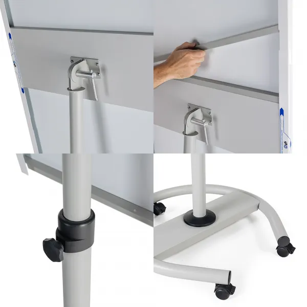 Tabla flipchart mobilna, sa držačima papira, Rocada RD-618 Slika 8