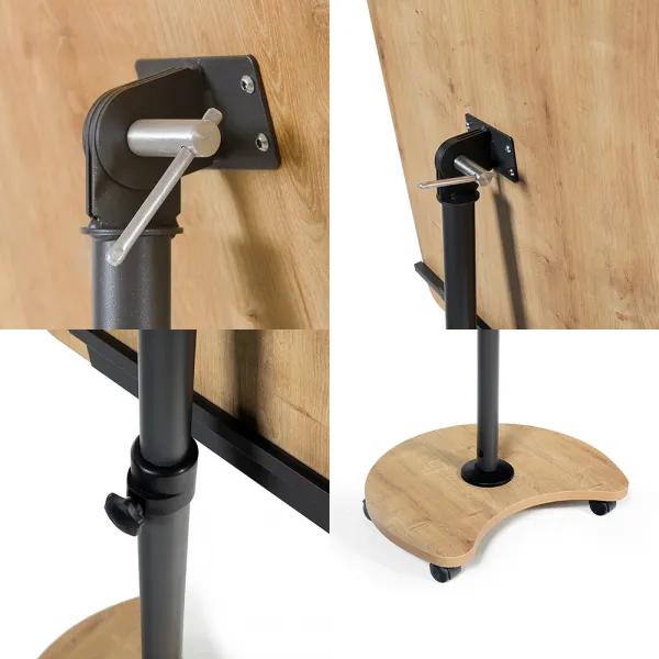 Tabla flipchart mobilna, sa držačima papira, Rocada NAT618 Slika 8