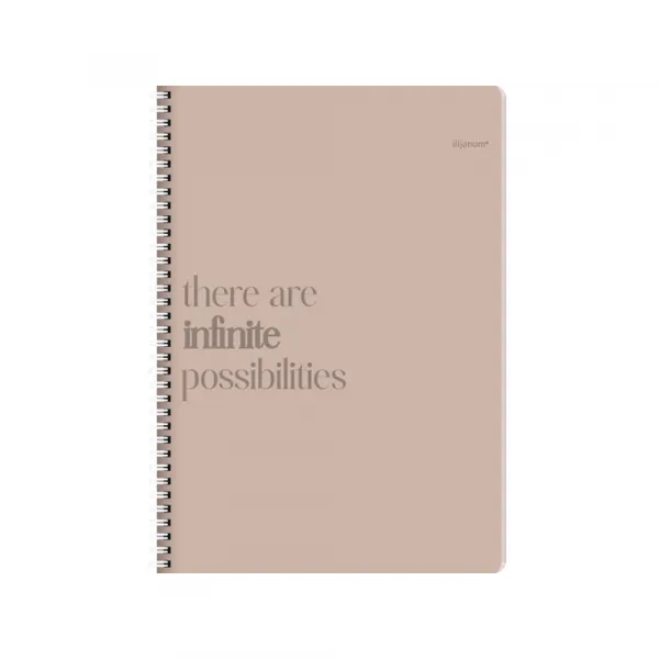 Ilijanum Sveska A4 Infinity spirala dikto 120l Slika 5