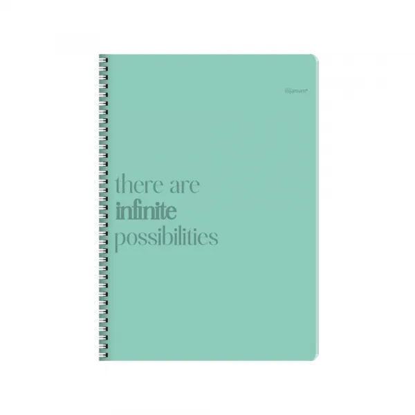 Ilijanum Sveska A4 Infinity spirala dikto 120l Slika 6