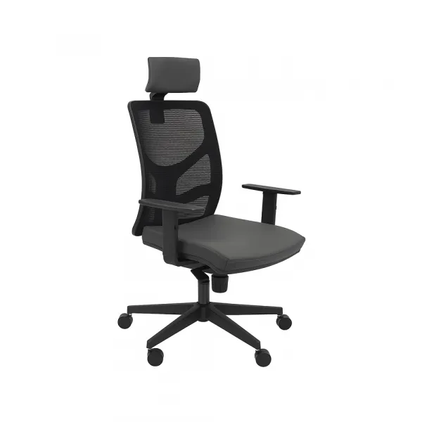 Antares Radna stolica Y10 PDH sa naslonom za glavu, crna Slika 1