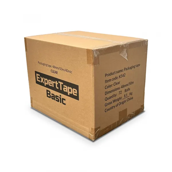 Samolepljiva selotejp traka ExpertTape Basic 48x50 /40 mikrona/ providna Slika 3