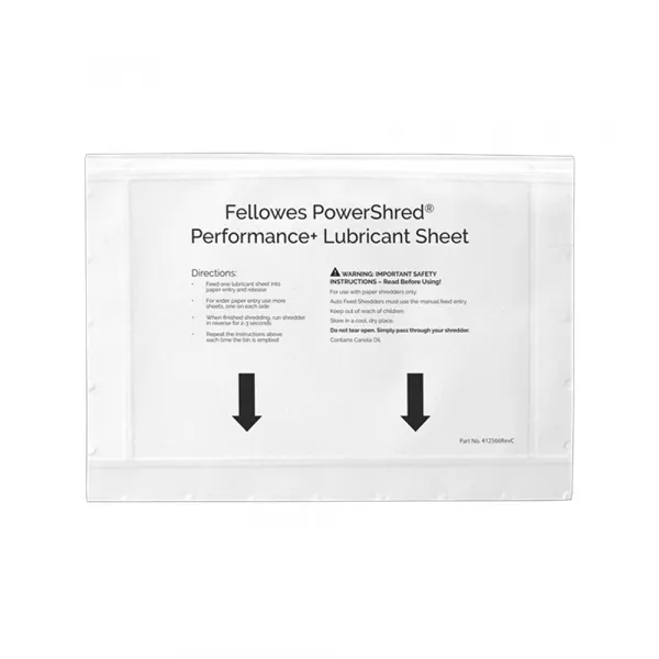 Listići za podmazivanje uništivača Fellowes PowerShred 4025601, 1/10 Slika 1