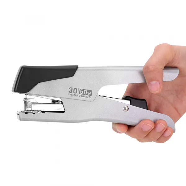 Heftalica Deli specijal za lako heftanje E0358 30 lista siva Slika 4