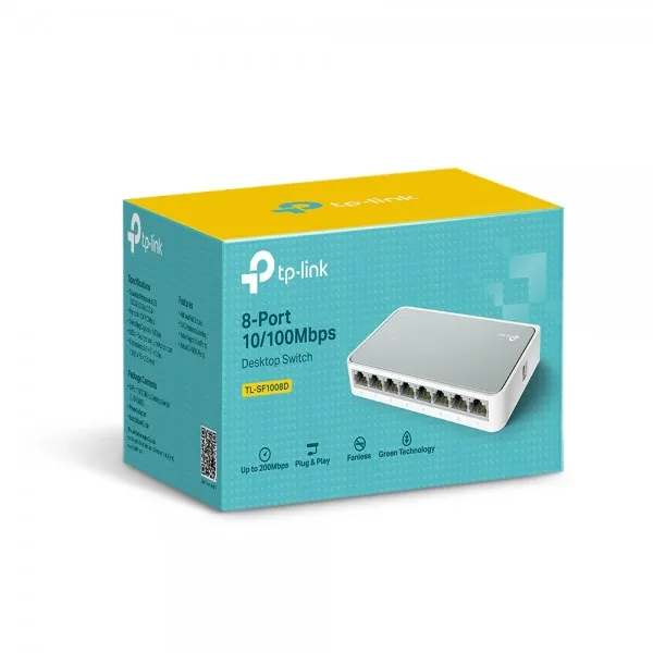 TP-Link LAN Switch TP-LINK TL-SF1008D 10/100 8port Slika 2