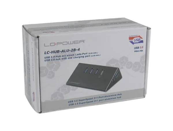 HUB LC Power LC-HUB-ALU-2B-4 USB3.0 Aluminium Slika 2