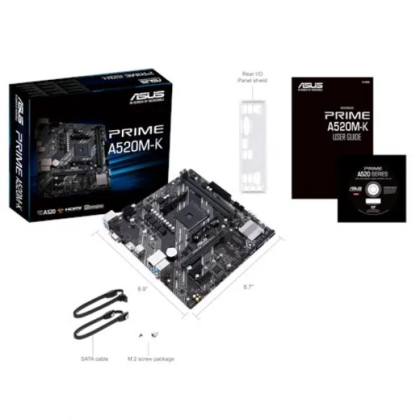 MB ASUS AMD AM4 PRIME A520M-K Slika 1