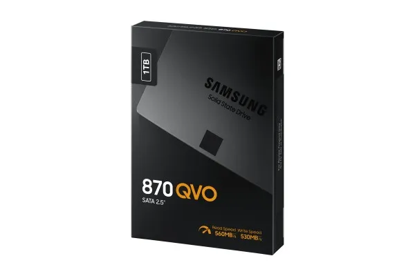 SSD 2.5" SATA  1TB  Samsung 870 QVO 560/530MBs, MZ-77Q1T0BW- Slika 2