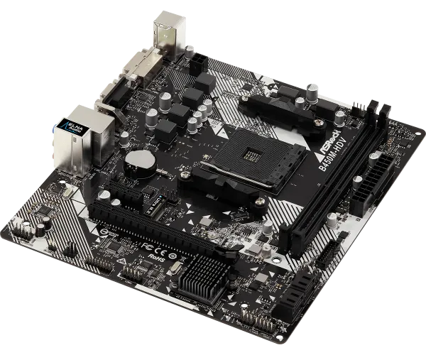 ASRock MB AM4 AsRock B450M-HDV R4.0 90-MXB9N0-A0UAYZ Slika 3