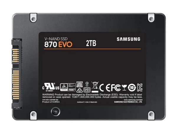 SSD 2.5" SATA 2TB Samsung 870 EVO, 560/530MBs MZ-77E2T0B Slika 2