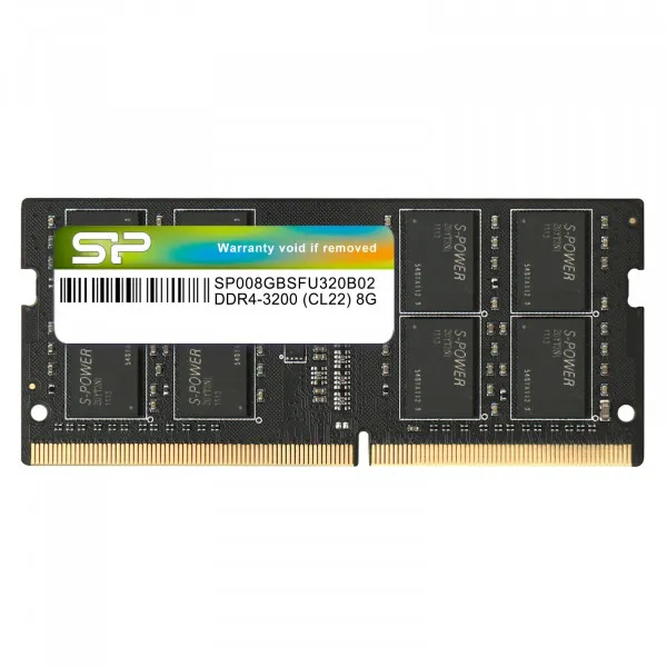 SILICON POWER RAM SODIMM DDR4 8GB 3200MHz Silicon Power SP008GBSFU320X02 Slika 1