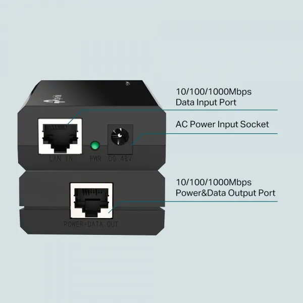 TP-Link TL-PoE150S PoE Injector sa AC/DC adapterom Slika 3