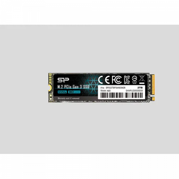 SILICON POWER SSD M.2 NVMe Silicon Power A60 Gen 3 256GB, 2100MB/s/1200MB/s SP256GBP34A60M28 Slika 1