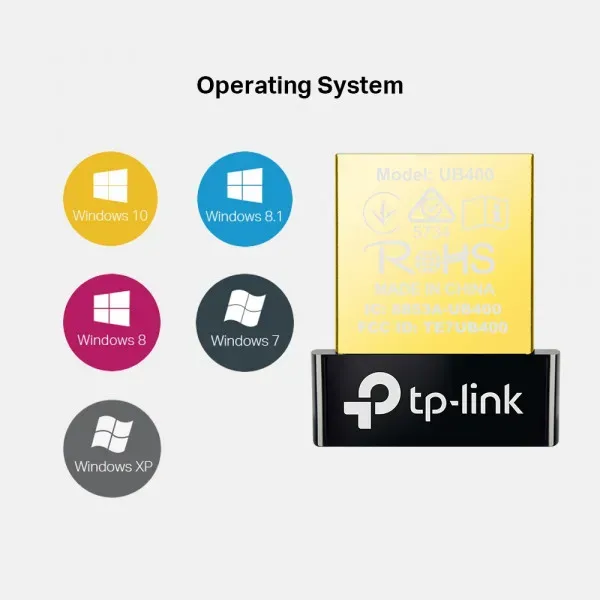 TP-Link USB TP-LINK Bluetooth Adapter UB400 4.0 Nano Slika 3